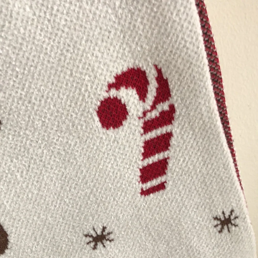 Jingles & Joy GINGERBREAD & CANDY CANES Throw Blanket Christmas Holiday